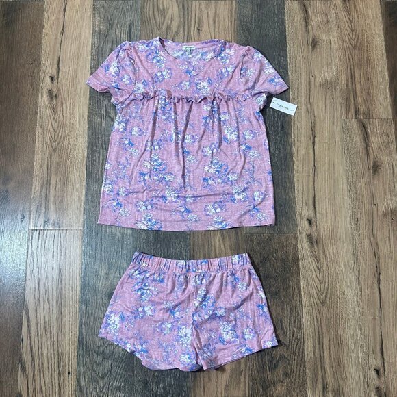 You Say Babydoll Short Sleep Set Mauve Mist Size S NWT - Picture 2 of 7